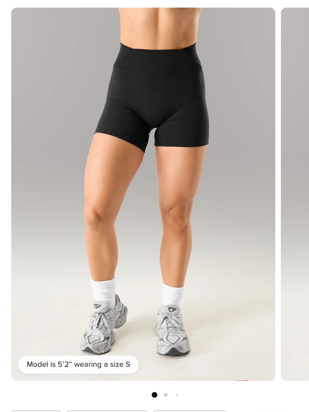 Alphalete Black High-Waist Bike Shorts